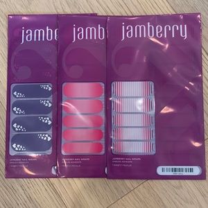 3/$25 JAMBERRY Set of 3 Nail Wraps